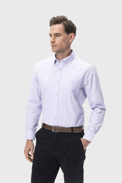 Camisa Hombre Oxford Lila