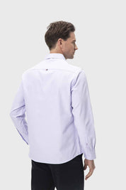 Camisa Hombre Oxford Lila