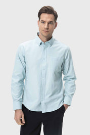 Camisa Hombre Oxford Verde