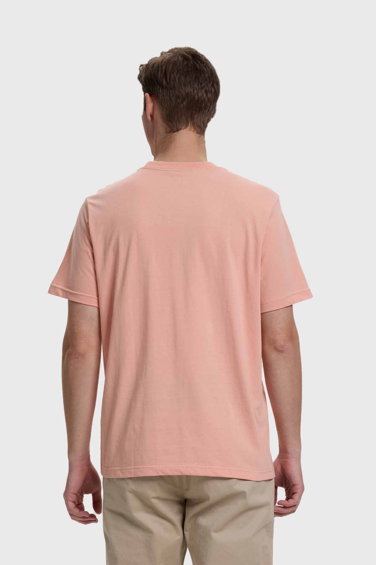 Polera Hombre Básica Con Bolsillo Damasco