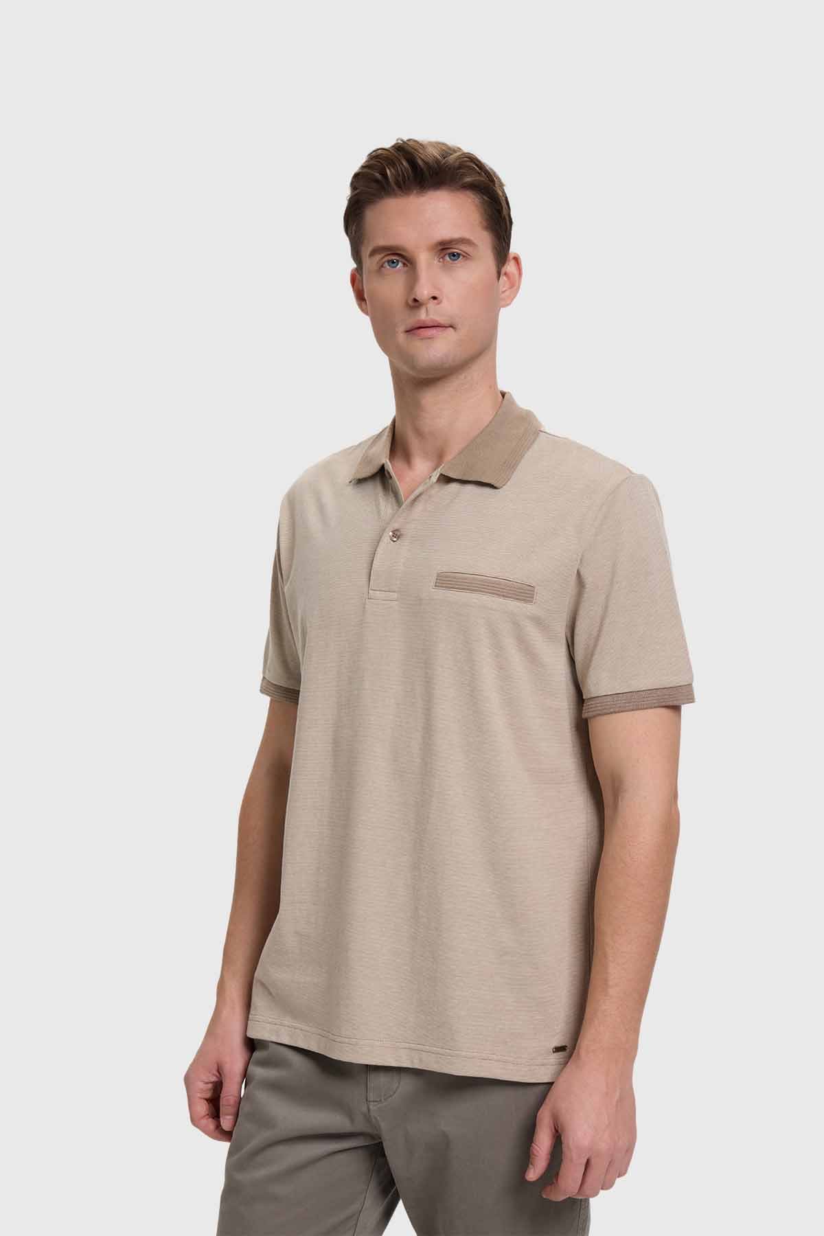 Polera Hombre Caqui