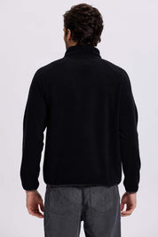Polar Hombre Medio Con Bolsillo Negro Negro / XXL
