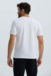 Polera Hombre Básica Blanco Blanco / XXL