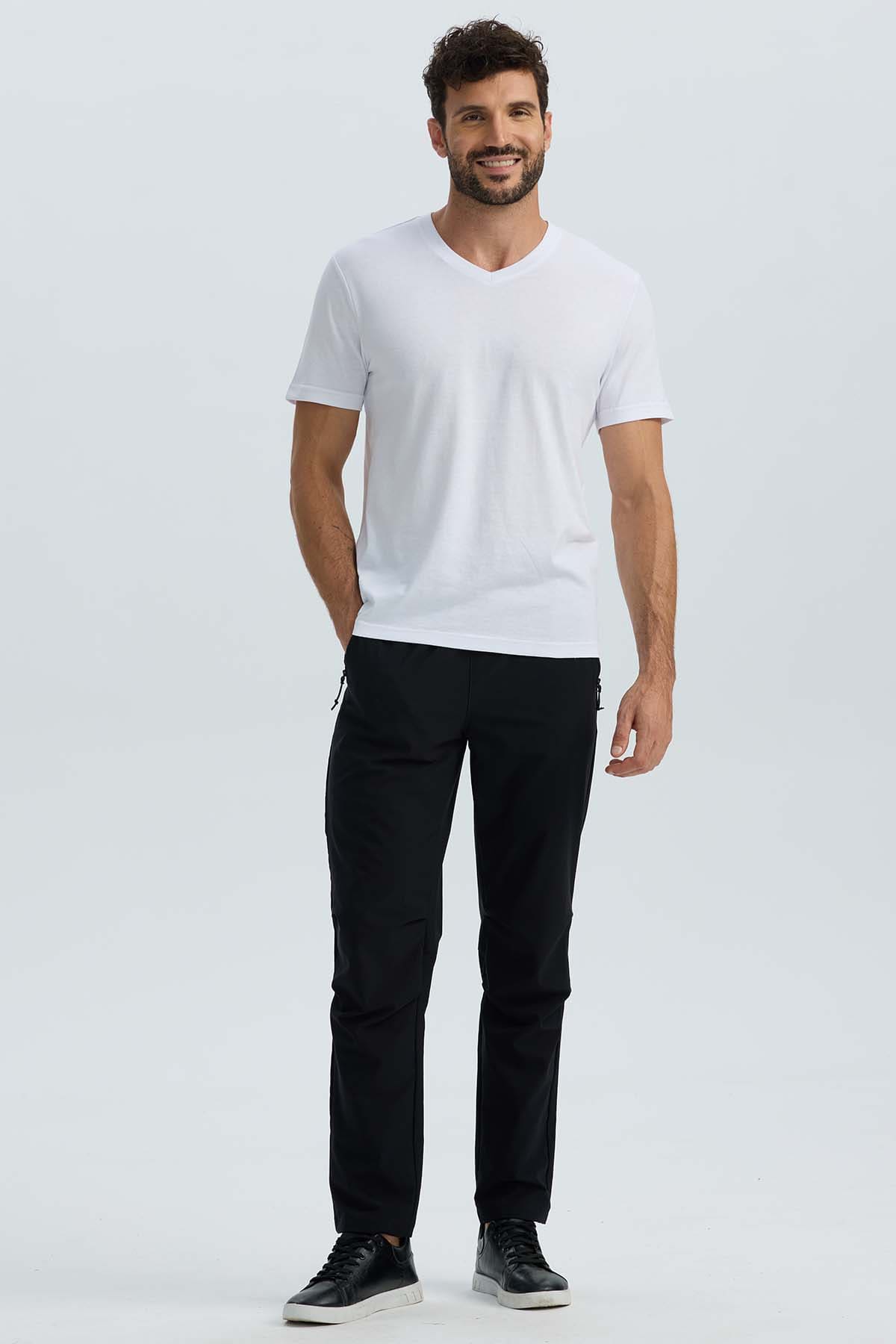 Polera Hombre Básica Blanco Blanco / XXL