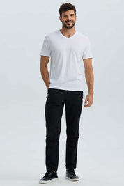 Polera Hombre Básica Blanco Blanco / XXL