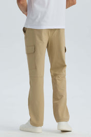 Pantalón Hombre Cargo Casual Slim Kaki Beige / 54
