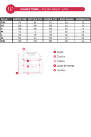 Parka Hombre Navy Botones Azul