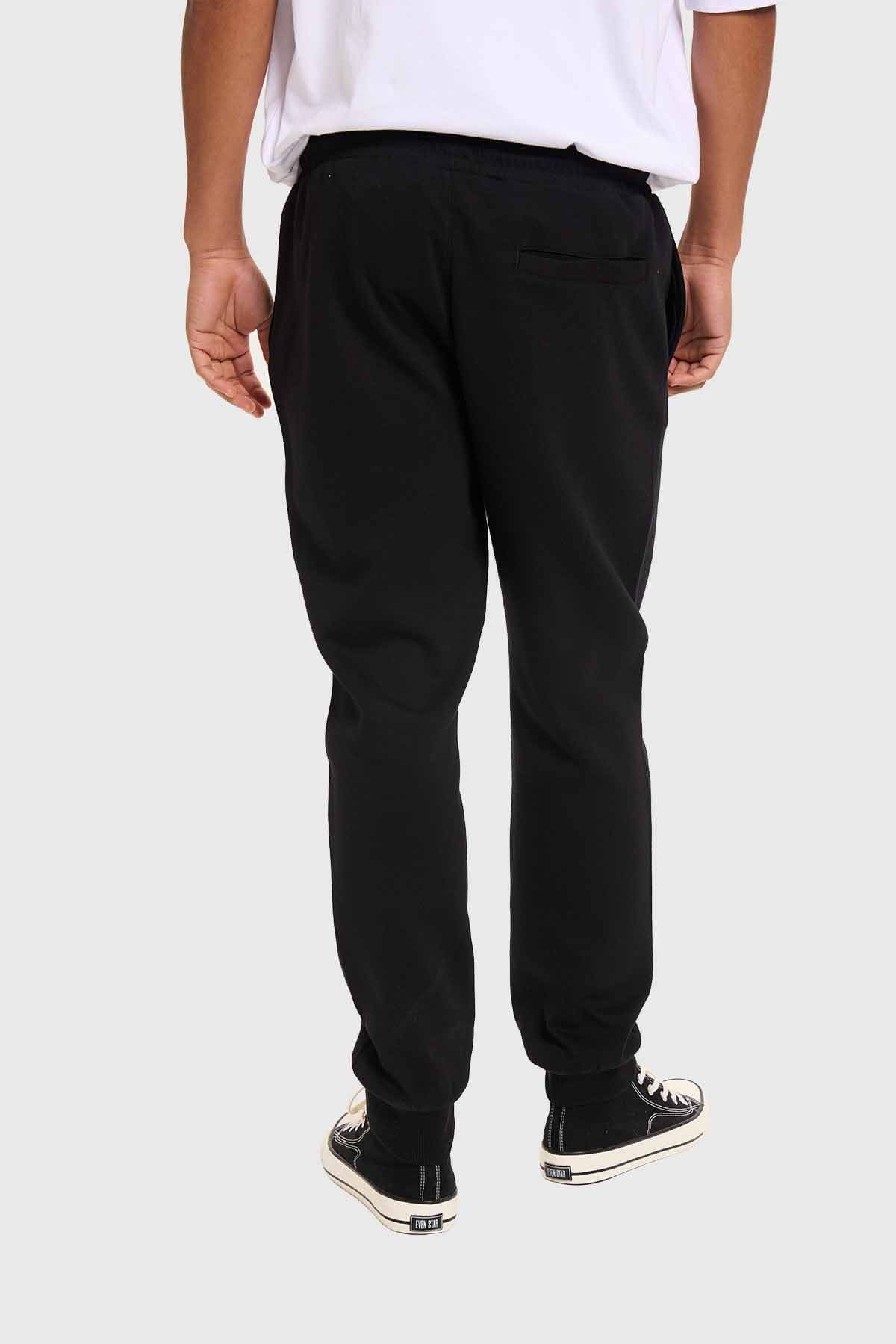 Pantalón Buzo Hombre Jogger Básico Negro Negro / XL