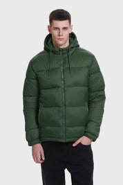 Parka Hombre Básica Verde Verde / XL