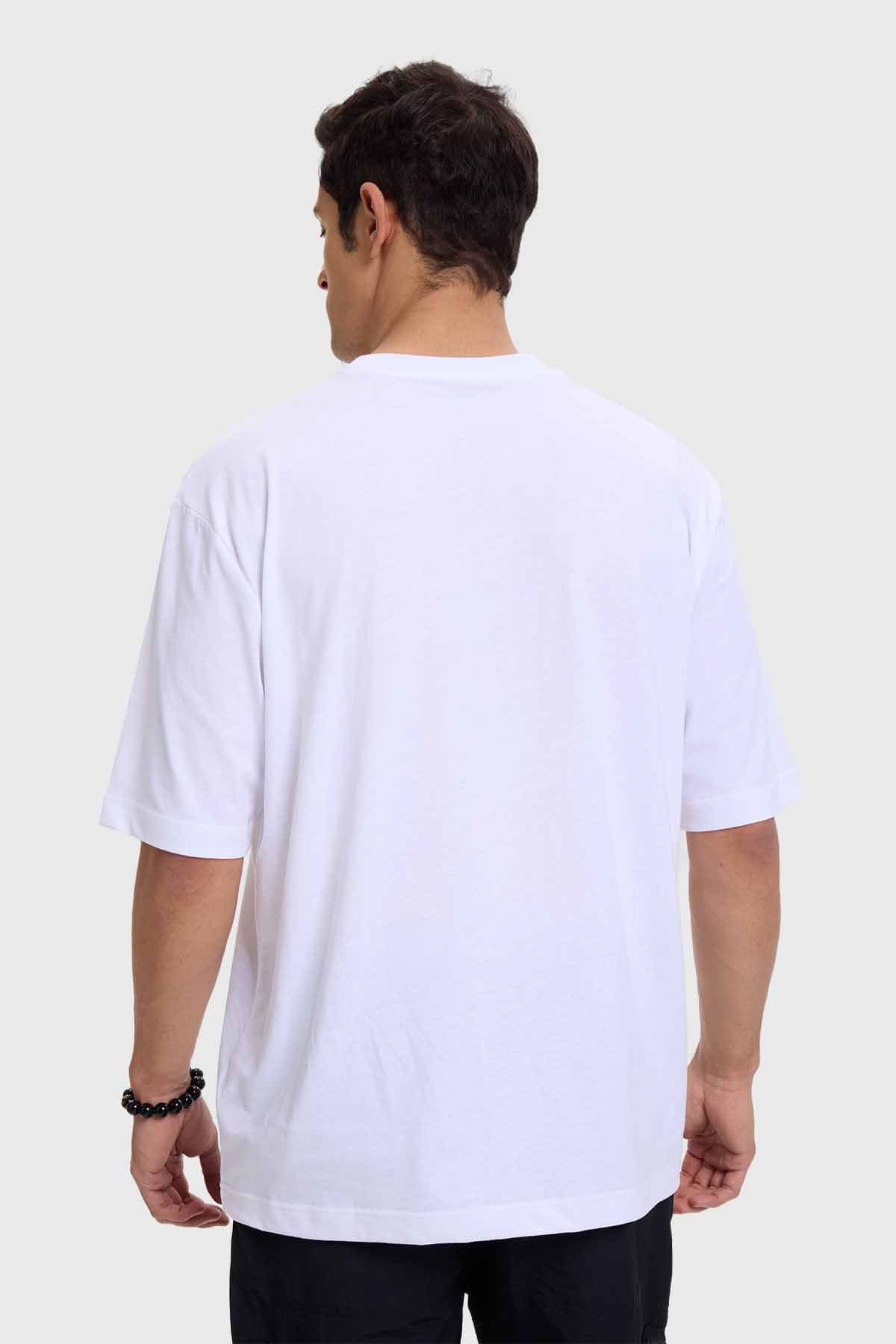 Polera Hombre Print Blanco X Blanco / M