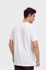 Polera Hombre Sports Basket Blanco Blanco / S