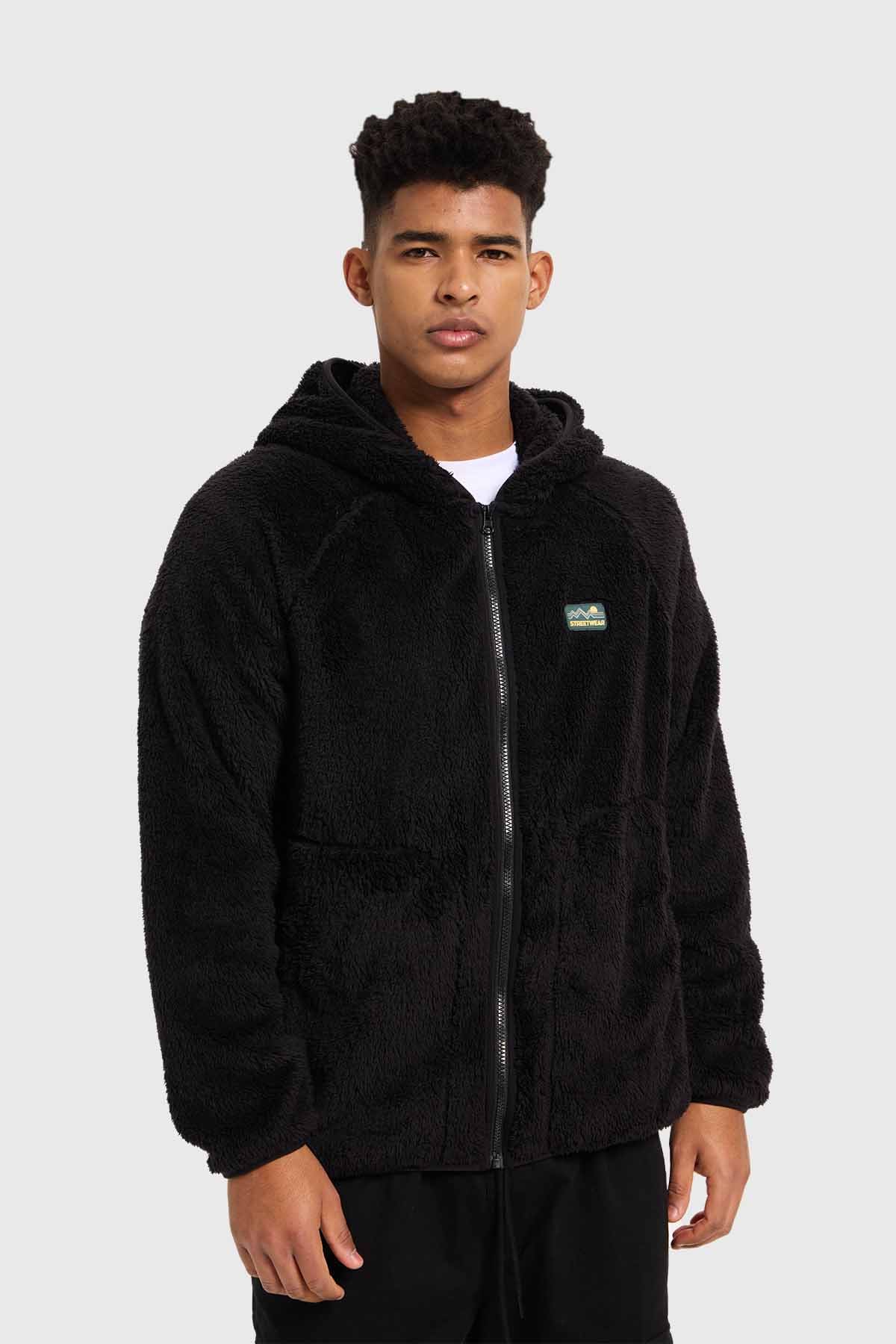 Cremallera Buzo Peludo Hombre Sacos Buzos Para Hombre Columbia