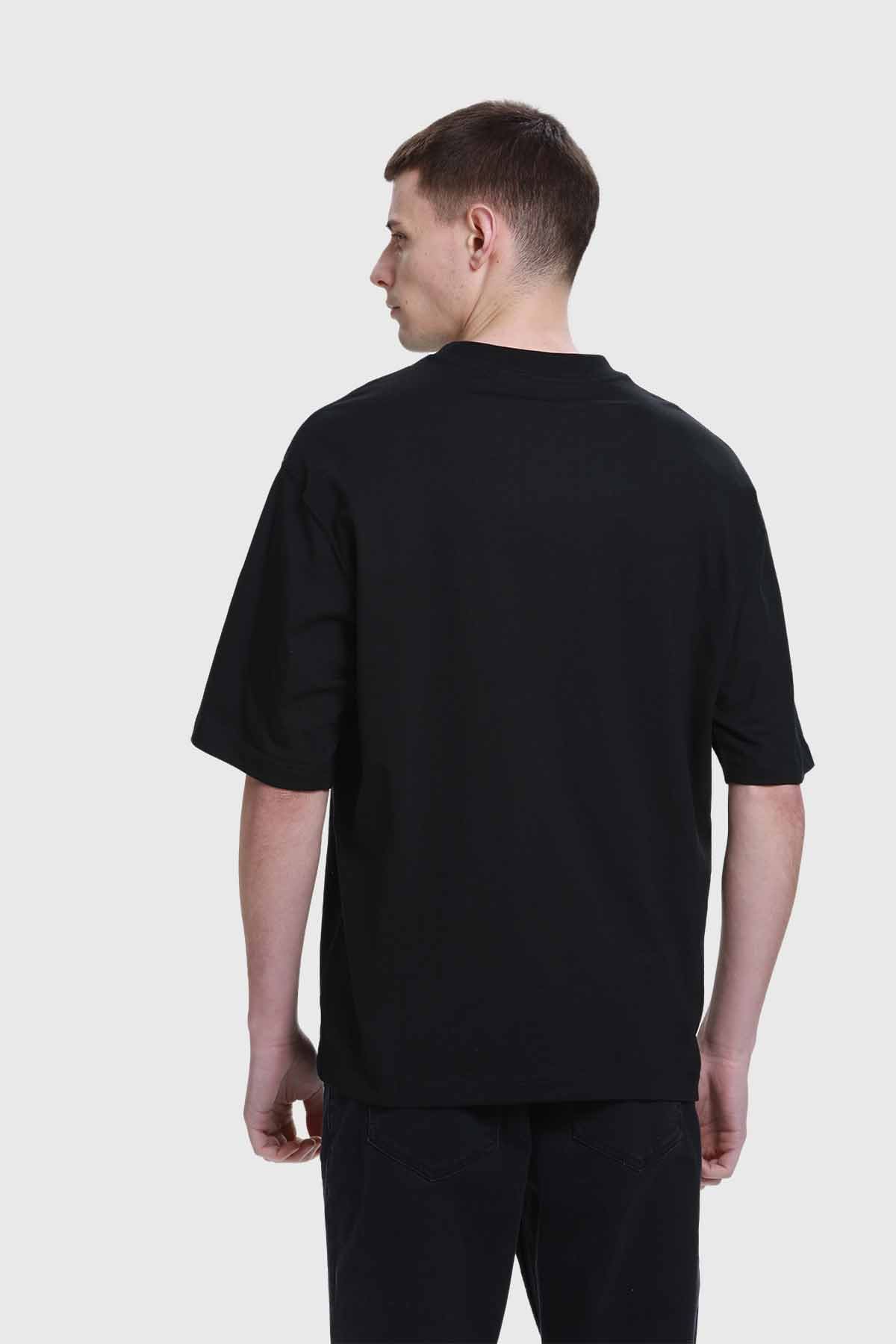 Polera Hombre Negro Negro / XXL