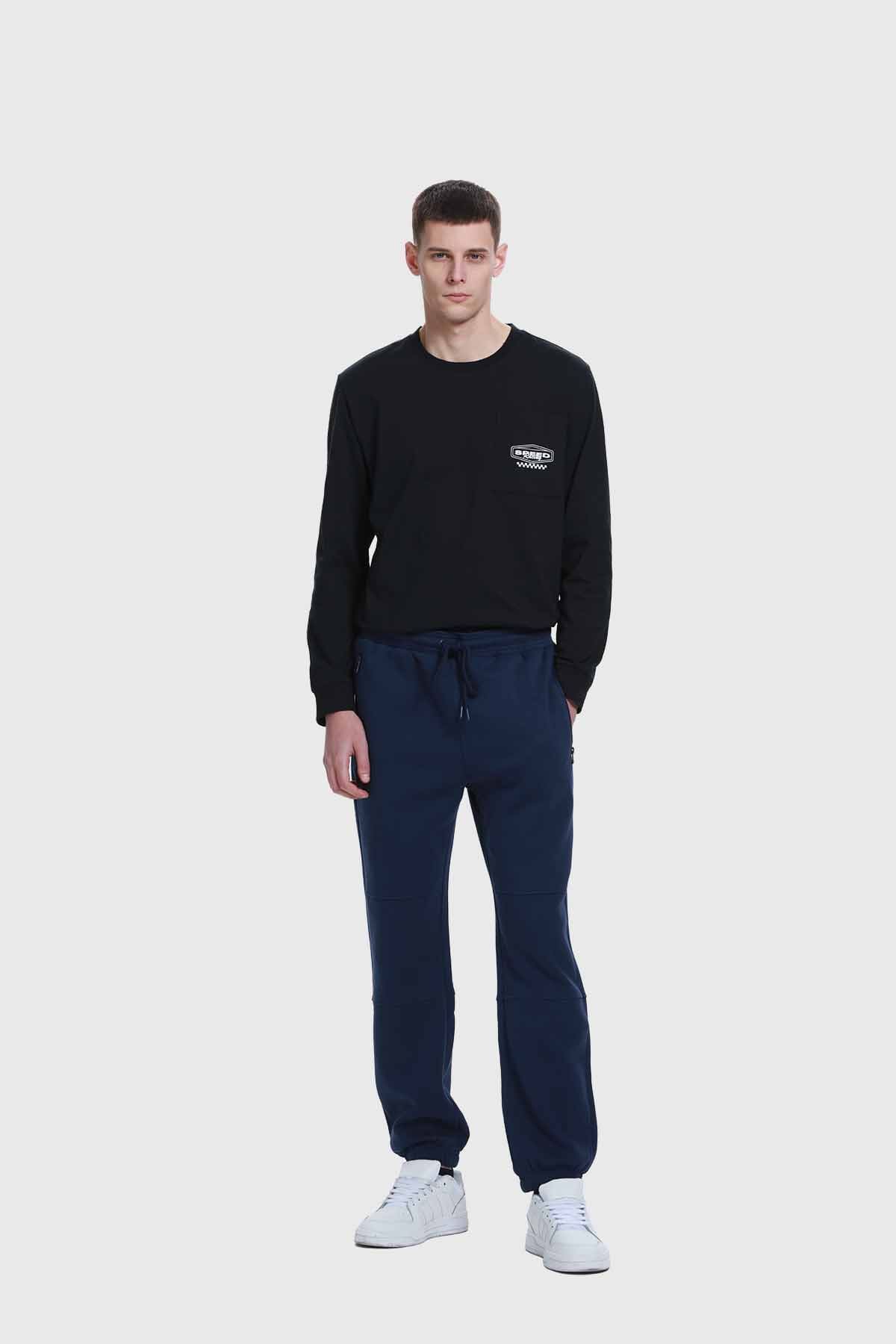 Pantalón Buzo Hombre Sport Azul Azul / XXL