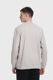 Polera Hombre Con Bolsillo Beige Beige / XL