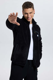 Polar Hombre Bolsillo Aplicación Taslán Negro Negro / XXL