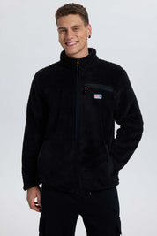 Polar Hombre Bolsillo Aplicación Taslán Negro Negro / XXL