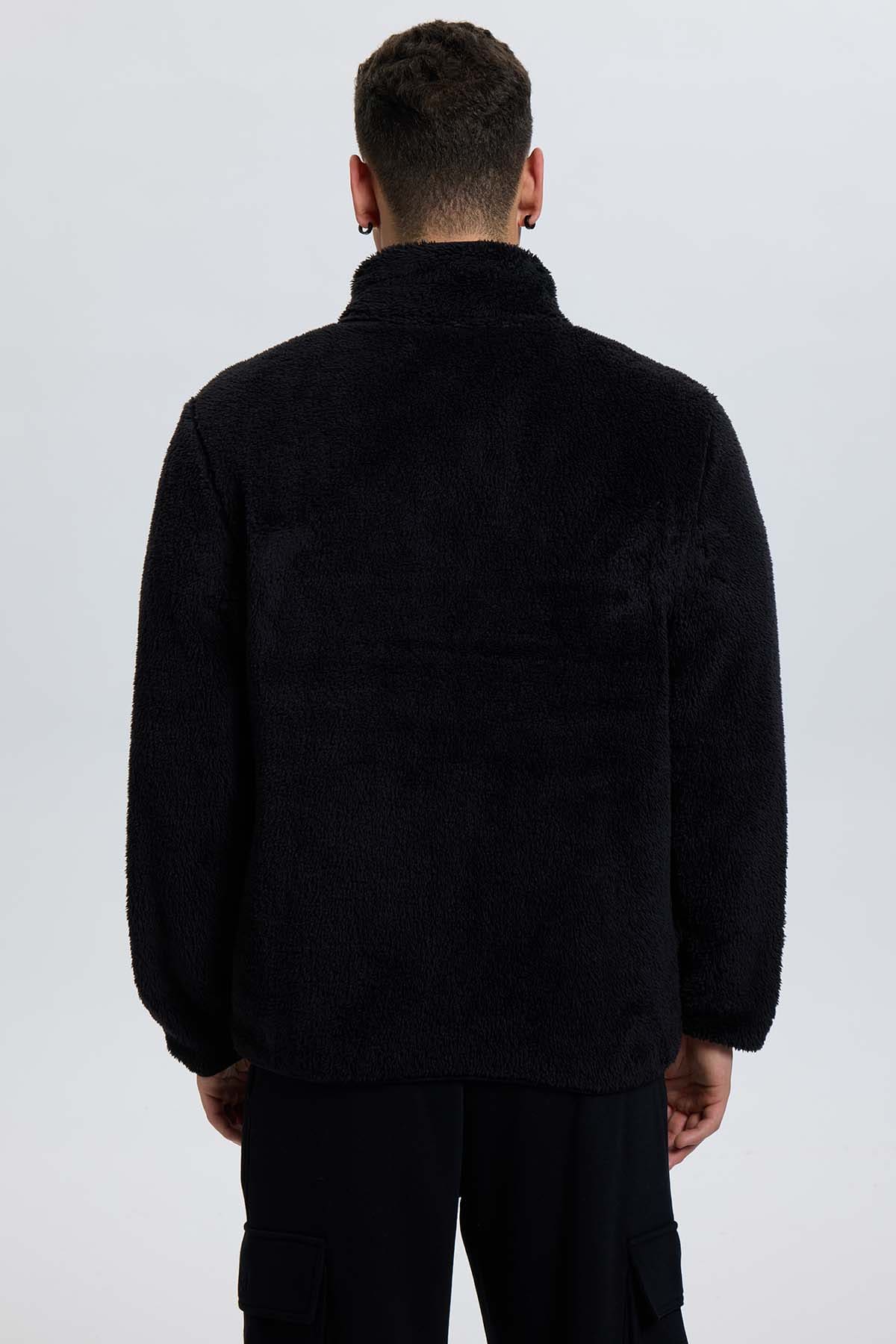 Polar Hombre Bolsillo Aplicación Taslán Negro Negro / XXL