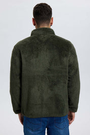 Polar Hombre Bolsillo Aplicación Taslán Verde Verde / XXL