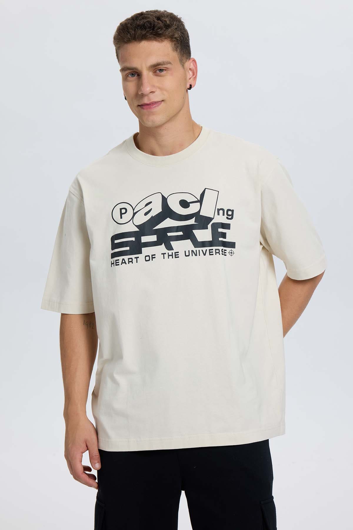 Polera Hombre Beige Beige / XXL