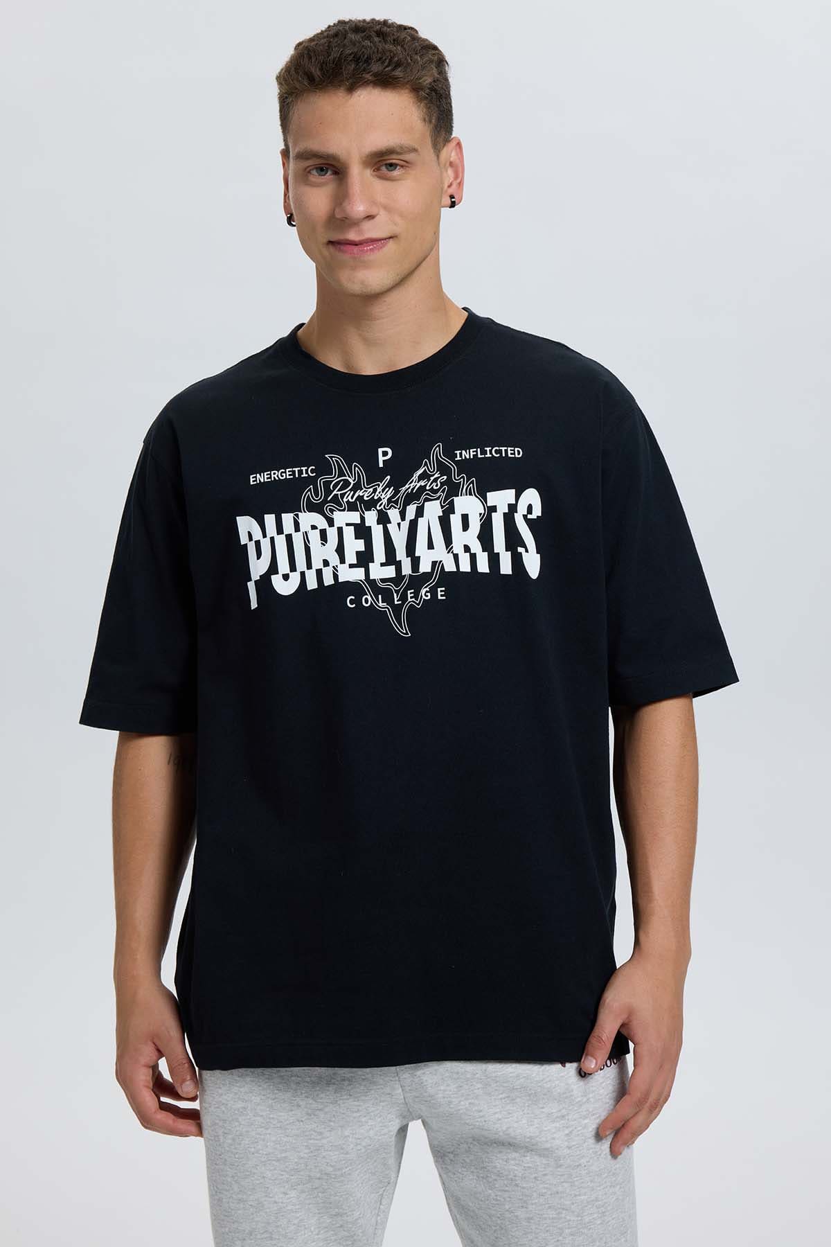 Polera Hombre Negro Negro / XXL