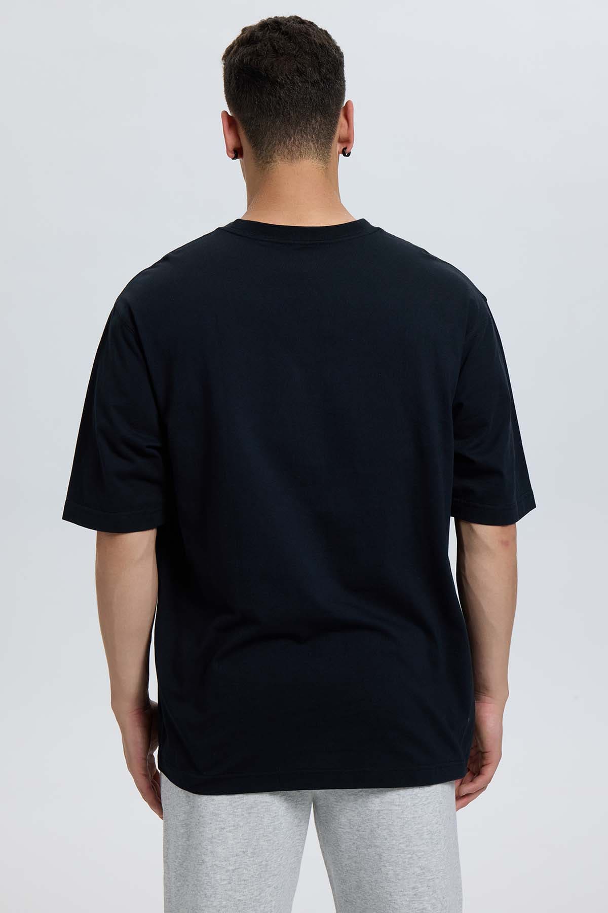 Polera Hombre Negro Negro / XXL