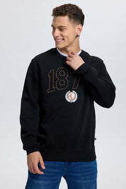 Polerón Hombre Bordado Negro Negro / XXL