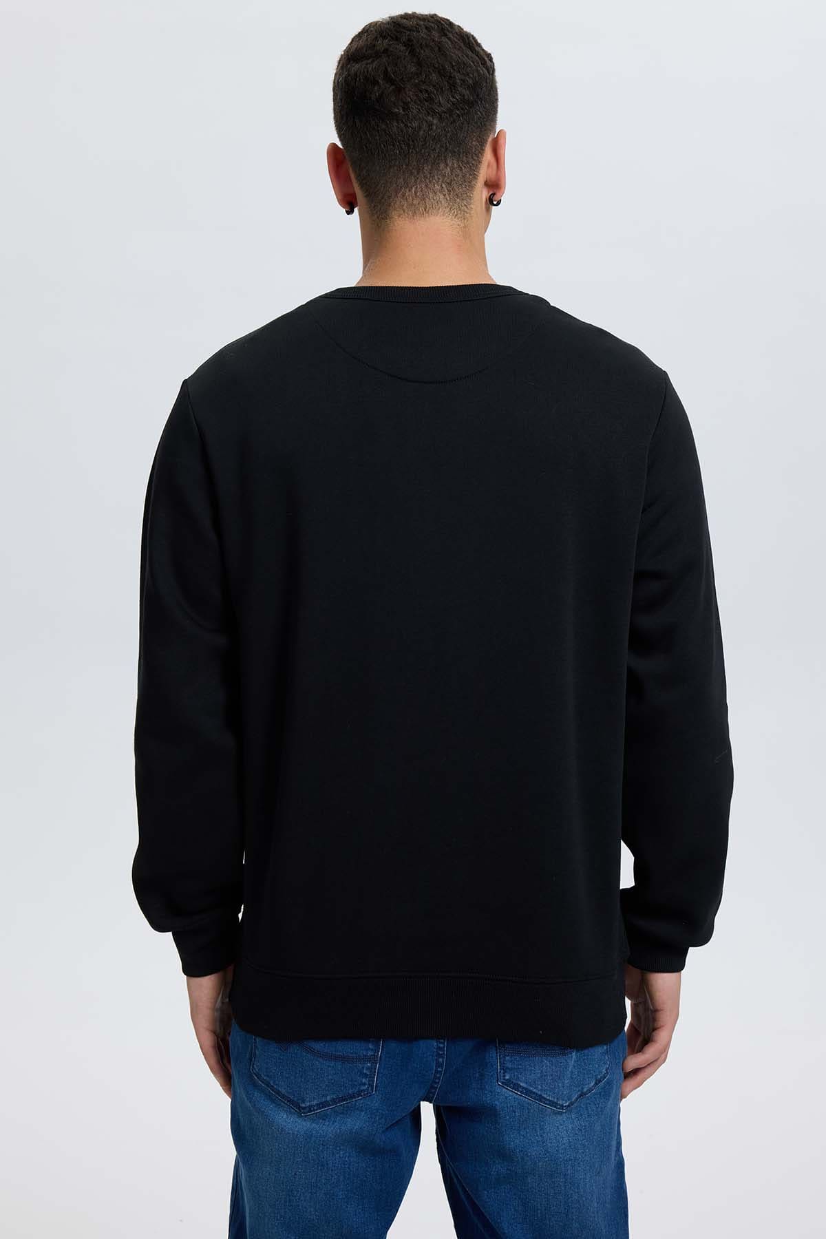 Polerón Hombre Bordado Negro Negro / XXL