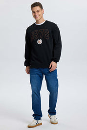 Polerón Hombre Bordado Negro Negro / XXL