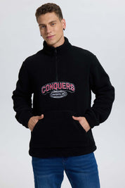 Polar Hombre Half City Negro Negro / XXL