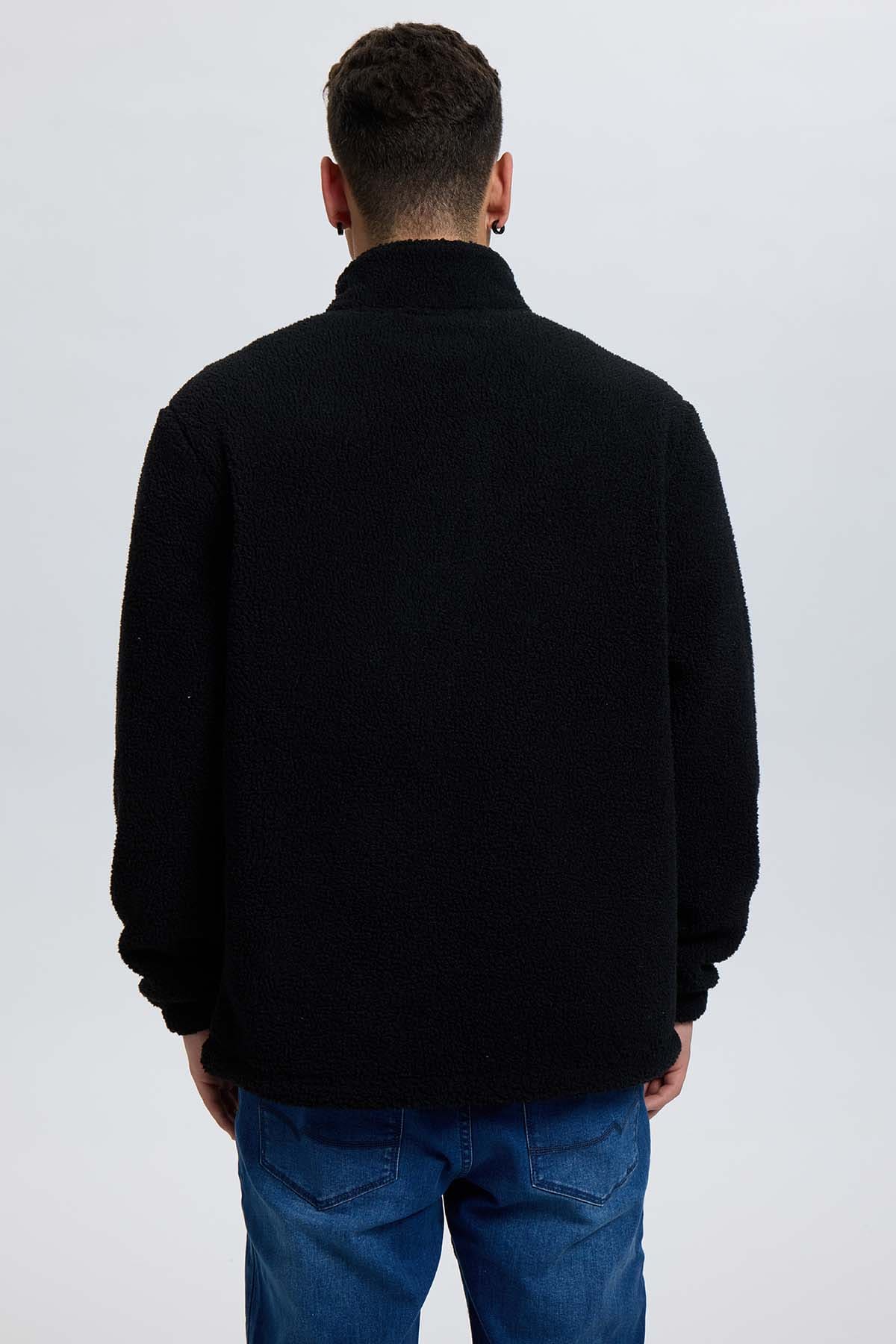 Polar Hombre Half City Negro Negro / XXL