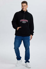 Polar Hombre Half City Negro Negro / XXL