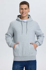 Polerón Hombre Hoodie Gris Melange Gris / L