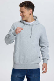 Polerón Hombre Hoodie Gris Melange Gris / L