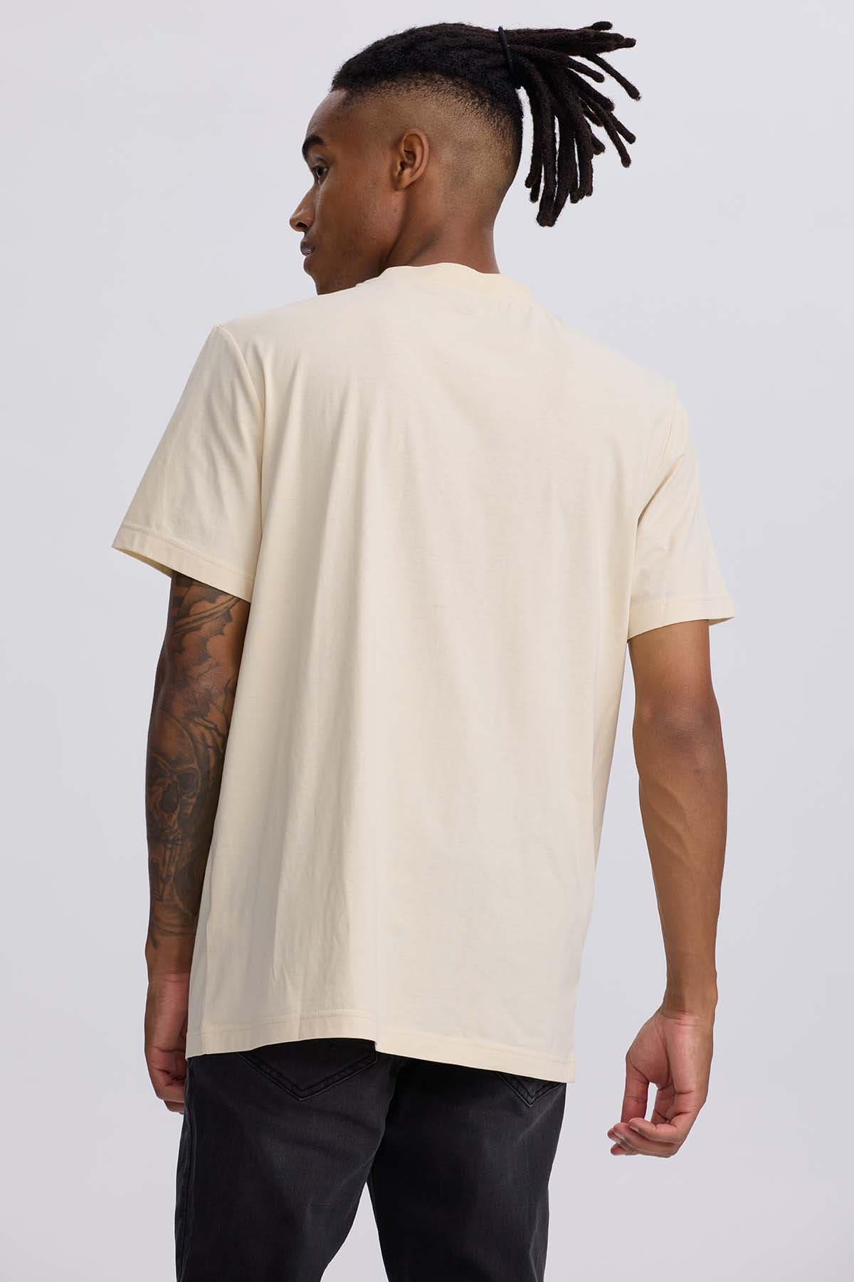 Polera Hombre Bolsillo Contraste Beige Beige / XXL