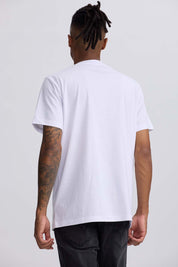 Polera Hombre Bolsillo Contraste Blanco Blanco / XXL