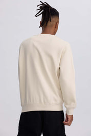 Polerón Hombre Liso Beige Beige / XXL