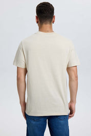 Polera Hombre Long Fit Básica Beige Beige / XXL