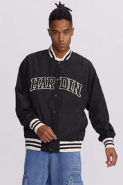 Chaqueta Hombre Cortaviento Negro Negro / XXL