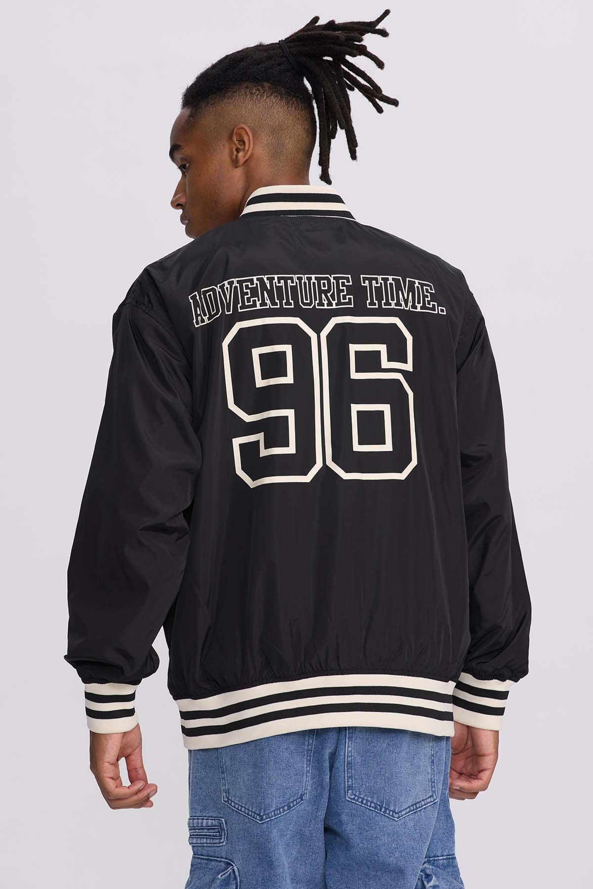 Chaqueta Hombre Cortaviento Negro Negro / XXL