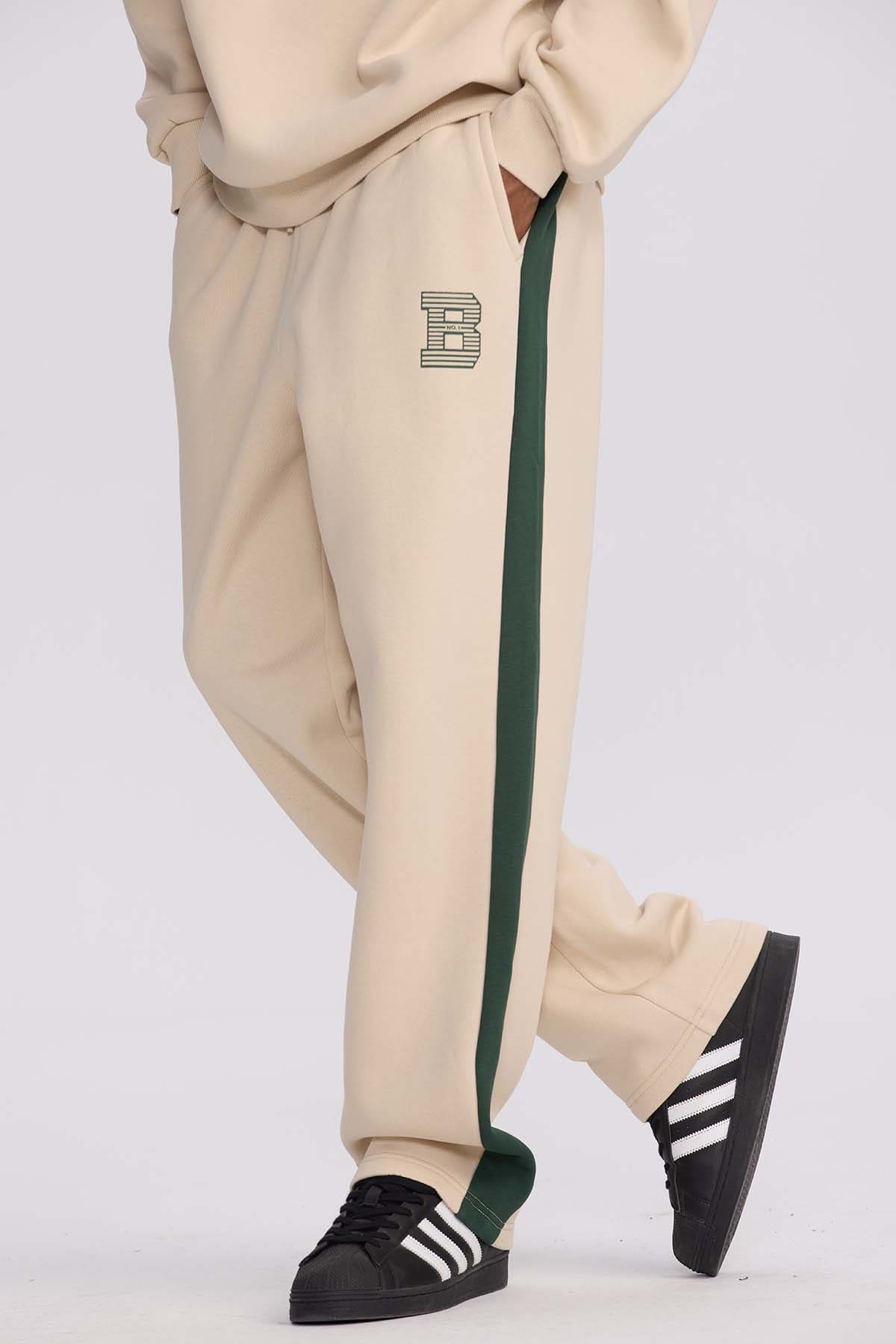 Pantalón Buzo Hombre Calce Recto Beige – Fashion´s Park