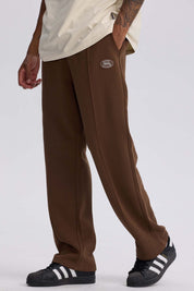 Pantalón Buzo Hombre Calce Recto Chocolate Café / XXL