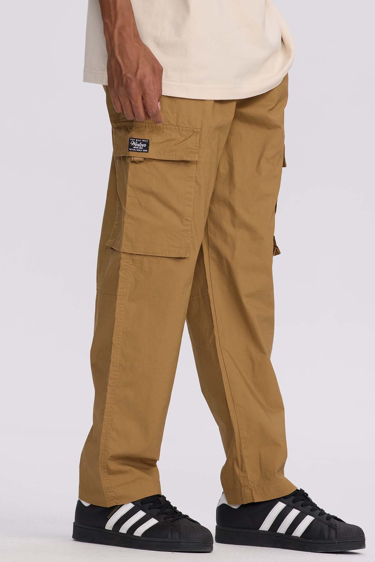 Pantalón Hombre Técnico Cargo Camel Beige / XXL