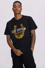 Polera Hombre Central West Negro Negro / XXL