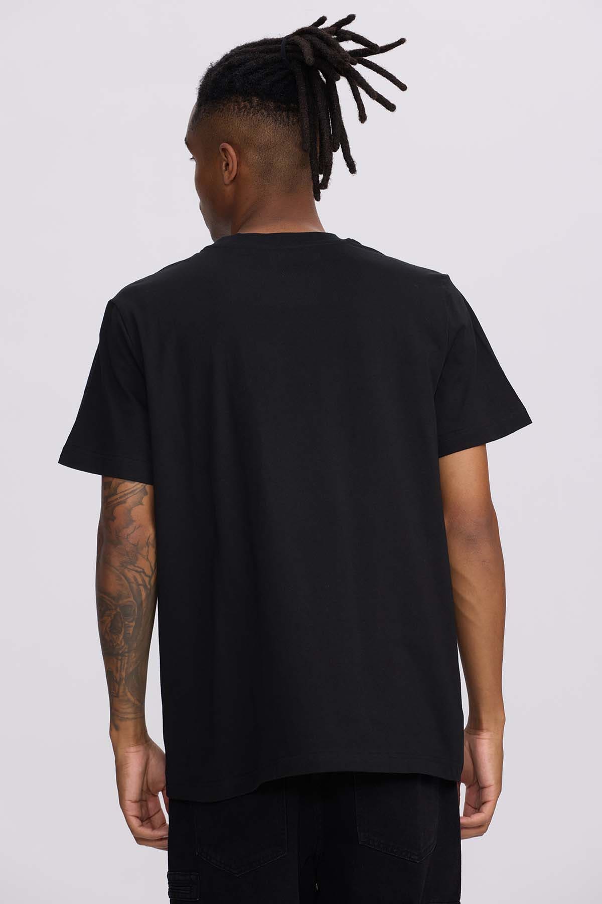Polera Hombre Central West Negro Negro / XXL