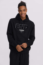 Polerón Hombre Hoodie Print Negro Negro / XXL