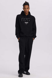 Polerón Hombre Hoodie Print Negro Negro / XXL