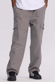 Pantalón Hombre Cargo Calce Recto Gris Gris / XXL