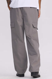 Pantalón Hombre Cargo Calce Recto Gris Gris / XXL