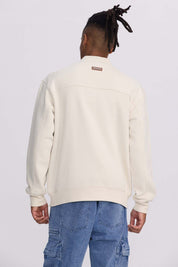 Polerón Hombre Bomber Beige Beige / XXL